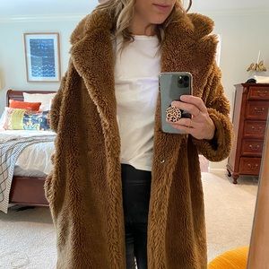 SHEIN teddy coat